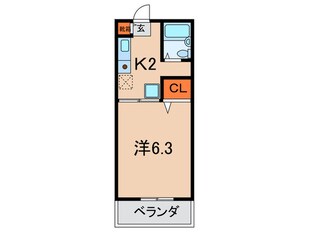 井上ハイツの物件間取画像